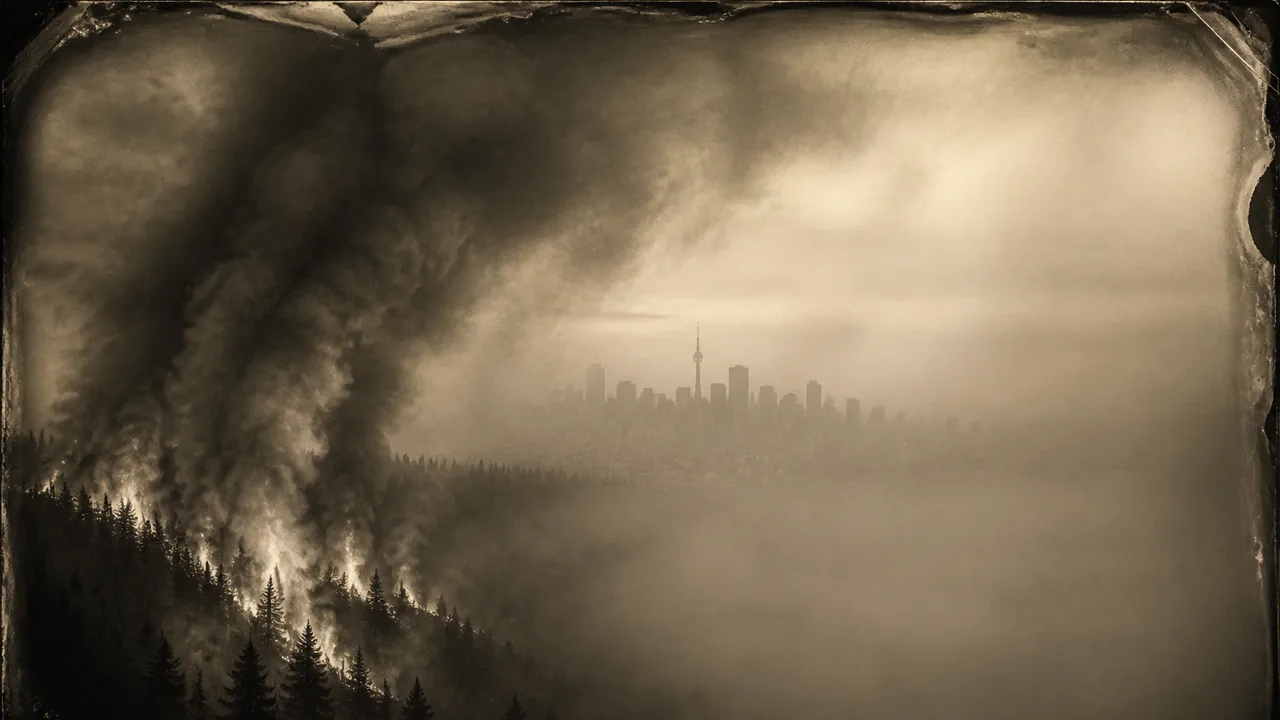 Ontario Wildfire Smoke Chokes Cities Across North America