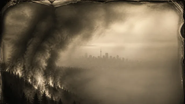 Ontario Wildfire Smoke Chokes Cities Across North America