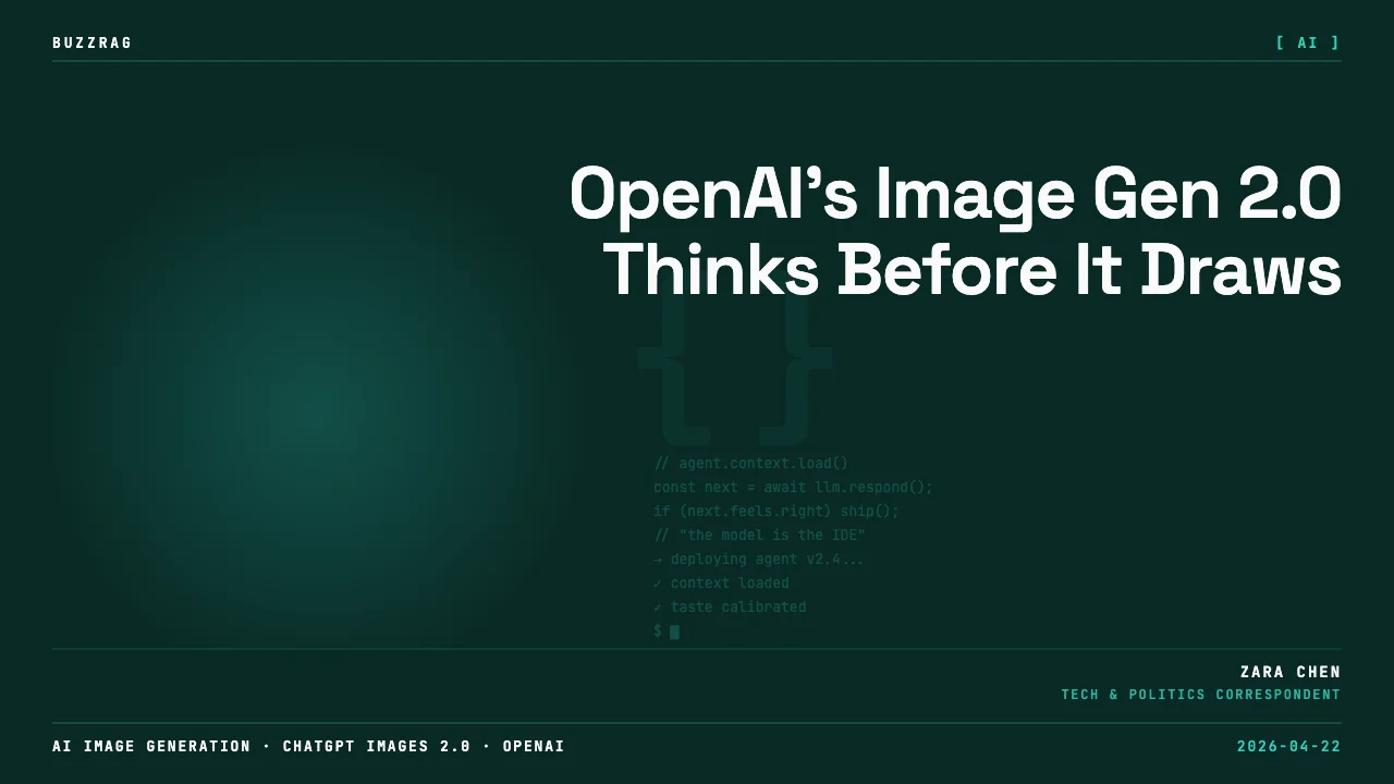 Green and yellow gradient background with "ChatGPT Images" and "2.0" text displayed in white