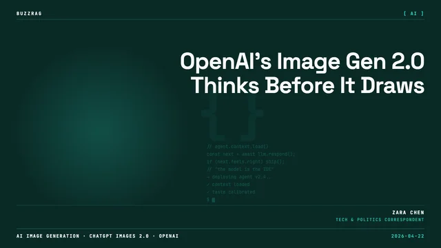 Green and yellow gradient background with "ChatGPT Images" and "2.0" text displayed in white