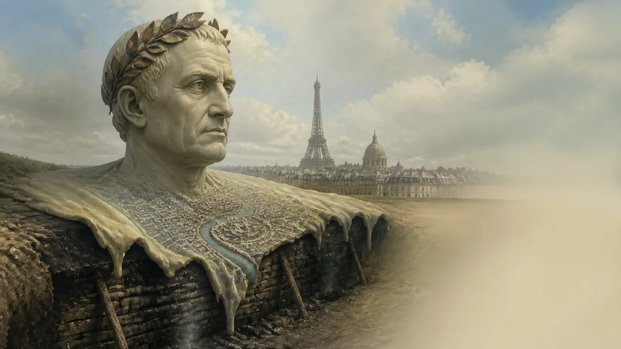 Paris Wall Discovery Puts Caesar's Account to the Test