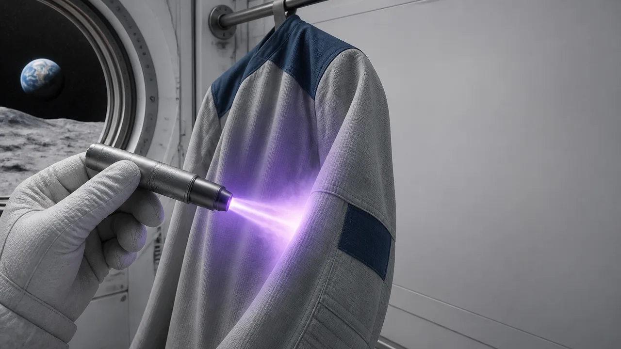 Plasma Laundry Gun Could Keep Astronauts Clean in Space