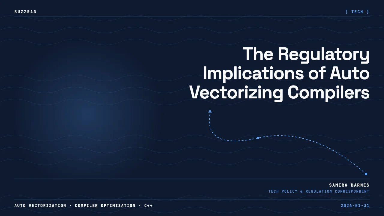 Title slide for a C++ conference talk on auto-vectorizing compilers with the Speed for Free logo and presenter name Stefan…