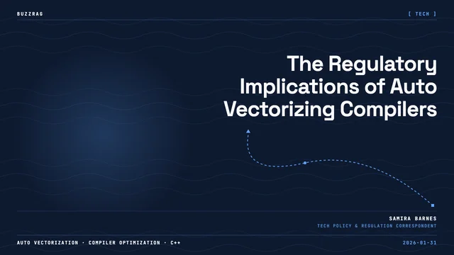 Title slide for a C++ conference talk on auto-vectorizing compilers with the Speed for Free logo and presenter name Stefan…
