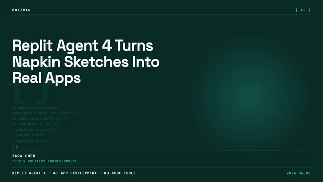 Black rounded rectangles on a light background displaying "Agent" and "4" text with a vibrant purple-to-cyan gradient border