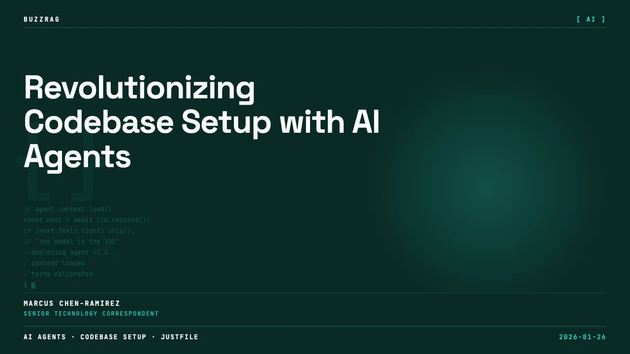 Orange loading icon next to bright green neon text reading "/install.md" on a dark tech-styled background