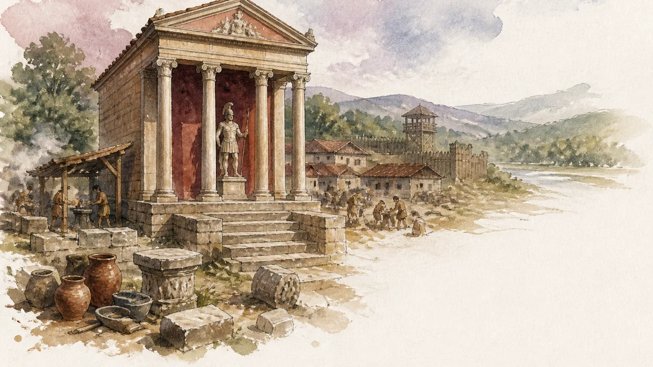 Roman Temple at Kapersburg Reveals a Working Frontier