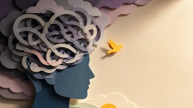 A worried figure lies awake in bed at 3:00 AM, illustrating overthinking and insomnia with the text "People Who Think Too…