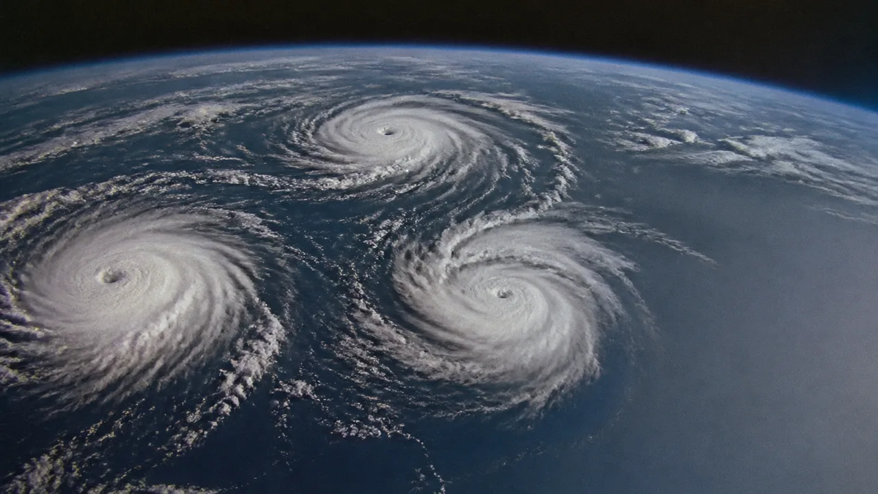Three Pacific Cyclones at Once: What the Ocean Is Telling Us