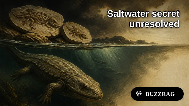 Triassic Amphibian Fossils Suggest a Life at Sea