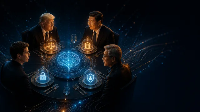 Trump-Xi Dinner Tests the Politics of an AI Slowdown