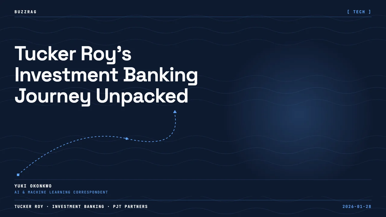 Tucker Roy's Investment Banking Journey Unpacked