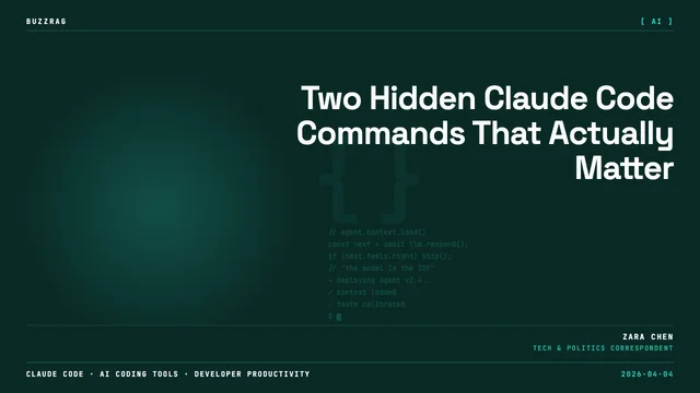 Two terminal windows labeled /insights and /power-up connected by a lightning bolt, with "DREAM TEAM" text below on a dark…