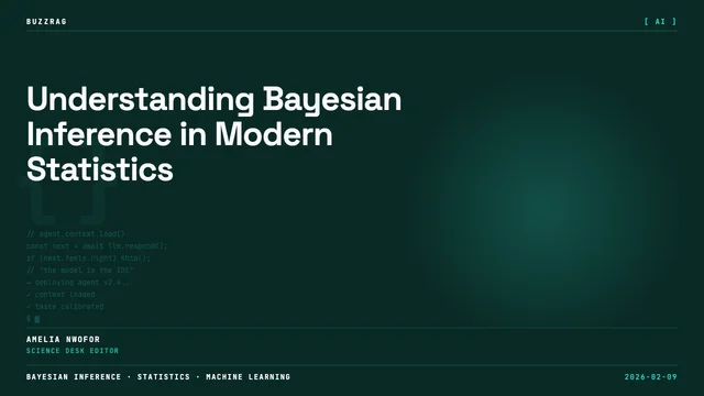 Instructor explains Bayesian inference while gesturing at a graph showing posterior probability distributions evolving…