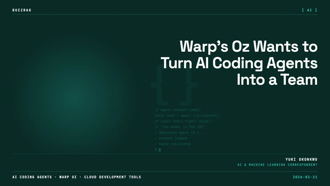 Large bold text reading "WARP OZ IS CRAZY!" overlays a screenshot of development tools and a "FULLY TESTED" badge, with…