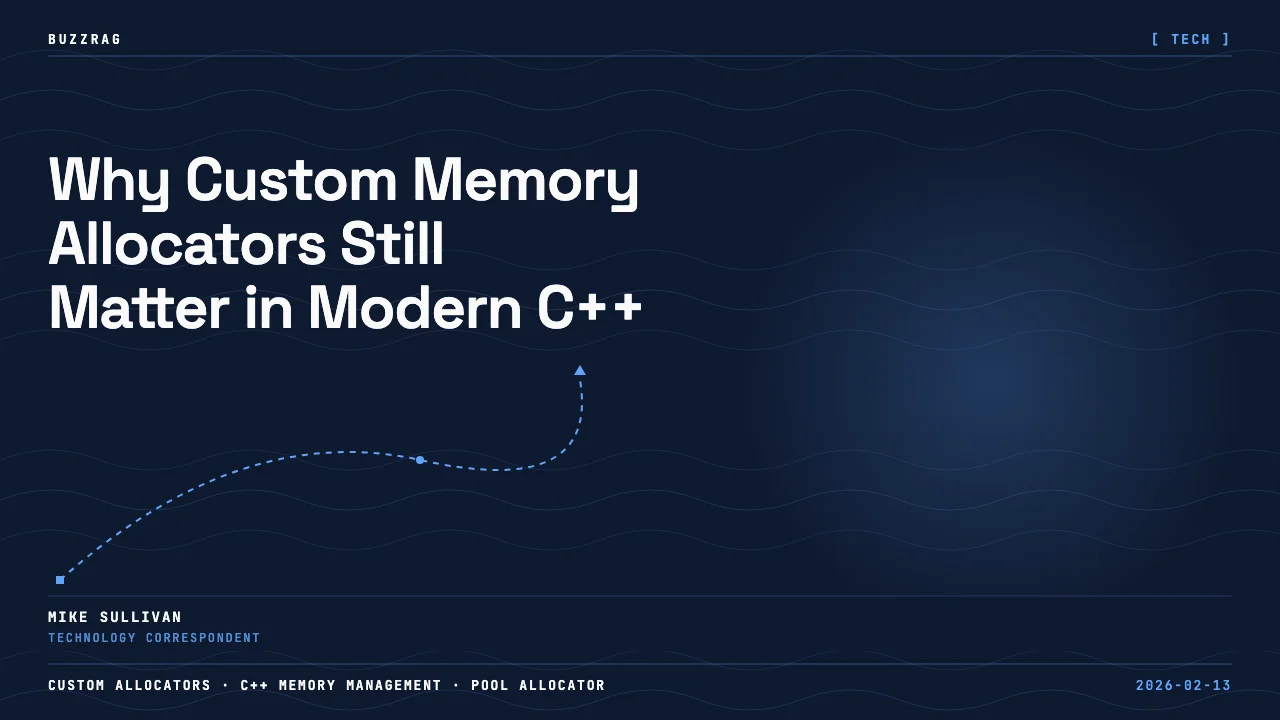 C++ code snippet showing memory allocation with new and delete operators, illustrating hidden costs of memory management