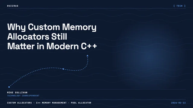 C++ code snippet showing memory allocation with new and delete operators, illustrating hidden costs of memory management