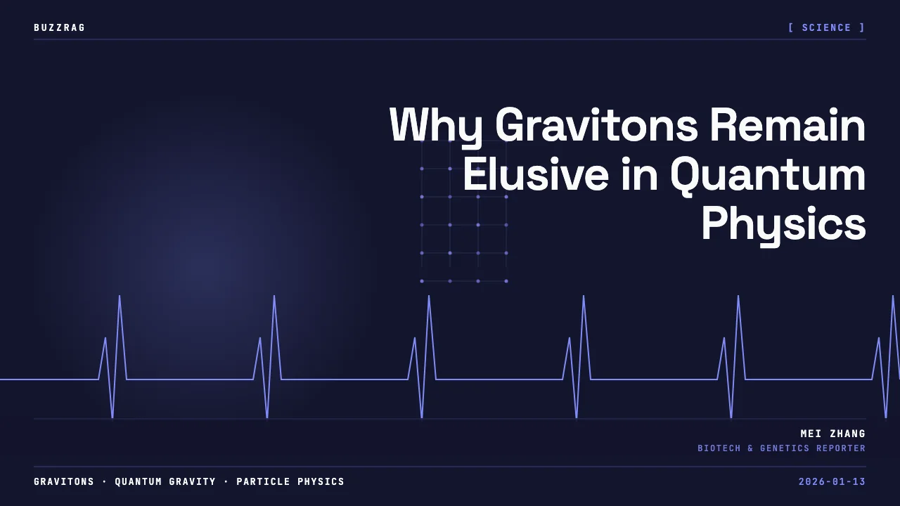 Animated blue sphere with "G" symbol orbits near bright white and orange accretion disk with PBS logo and question text…