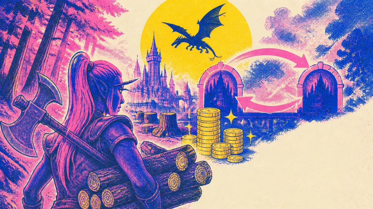 World of Warcraft Midnight expansion logo with a glowing demon character and "MIDNIGHT GOLDFARMING" text overlay in yellow