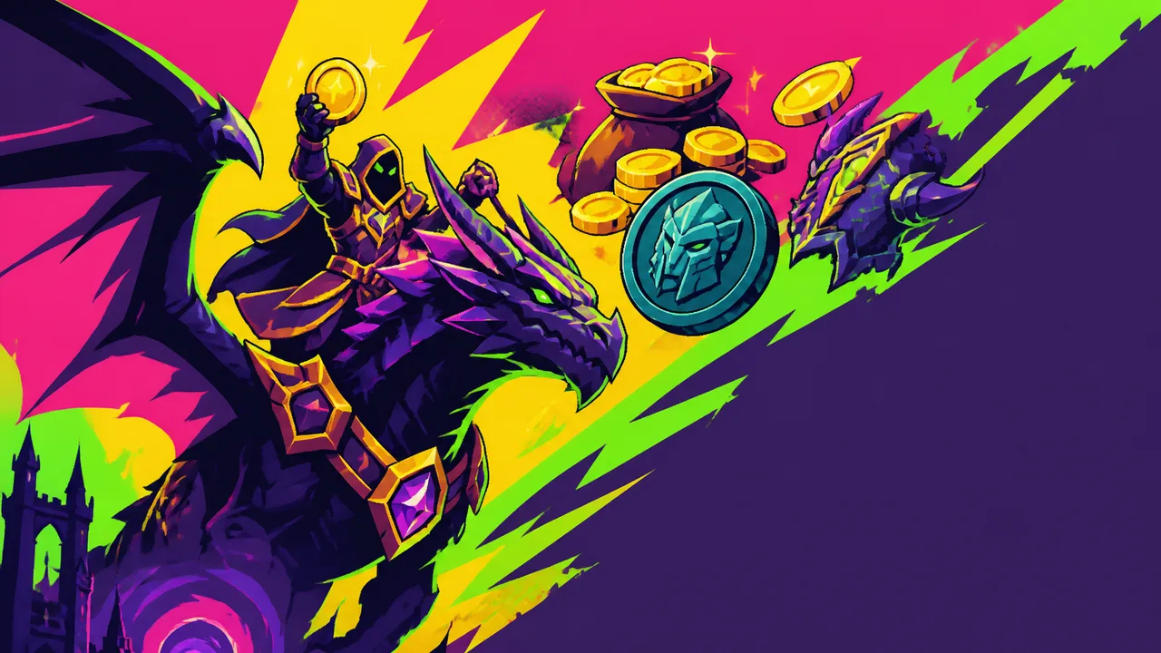 World of Warcraft Midnight expansion logo with a glowing humanoid character and bold yellow "MIDNIGHT GOLDFARMING" text…