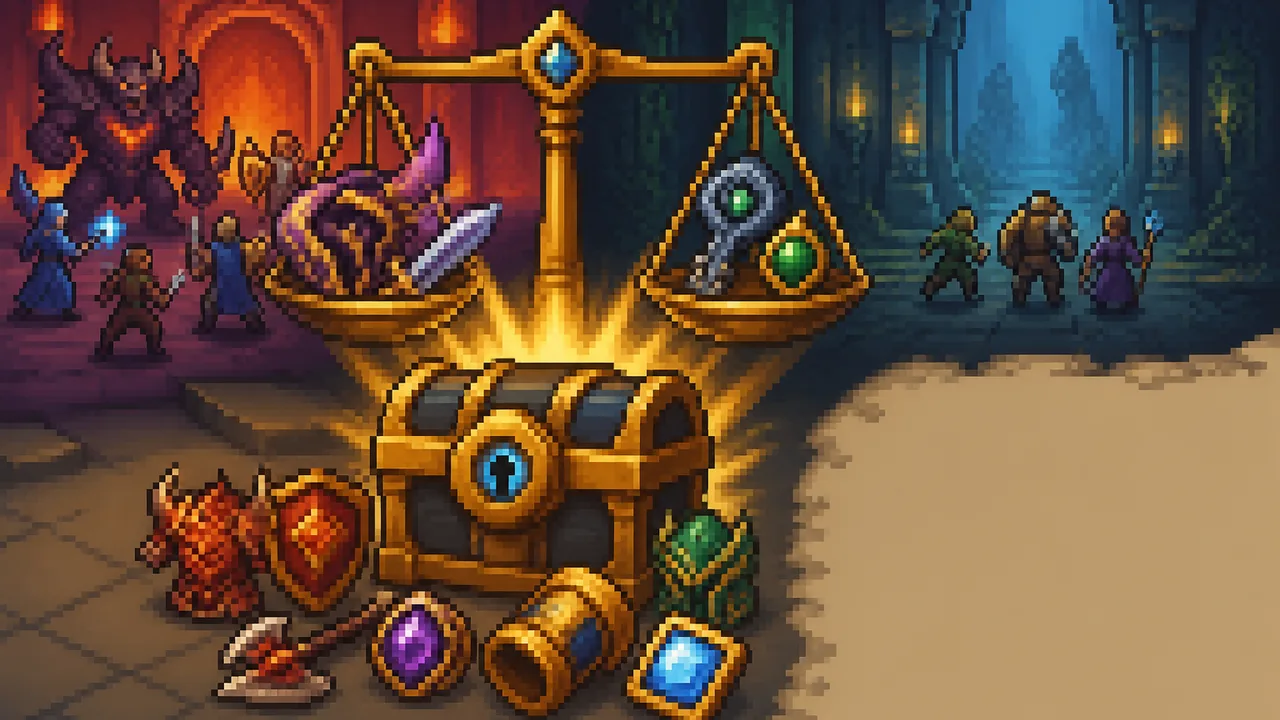 World of Warcraft Midnight Curse of Ulatek logo with red demonic character wielding weapons, text reads "Myth Gear Every Week