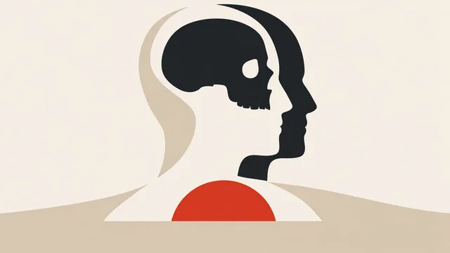 A man in glasses points while surrounded by six disembodied eyes, with text reading "consciousness is the gap" overlaid above